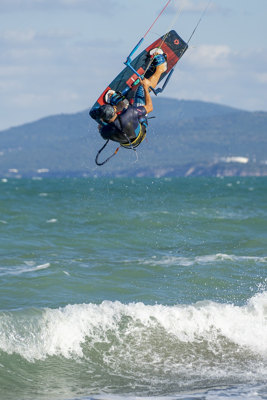 kitesurfing, kiteboarding, extreme sport, water sport, action sport, activity, surf, nature, surfing, surfer, wave, board, sea, ocean, beach, burgas, bulgaria