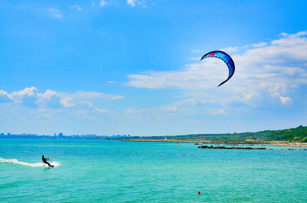 bulgaria, nature, sarafovo, kitesurfing, sea, summer, burgas