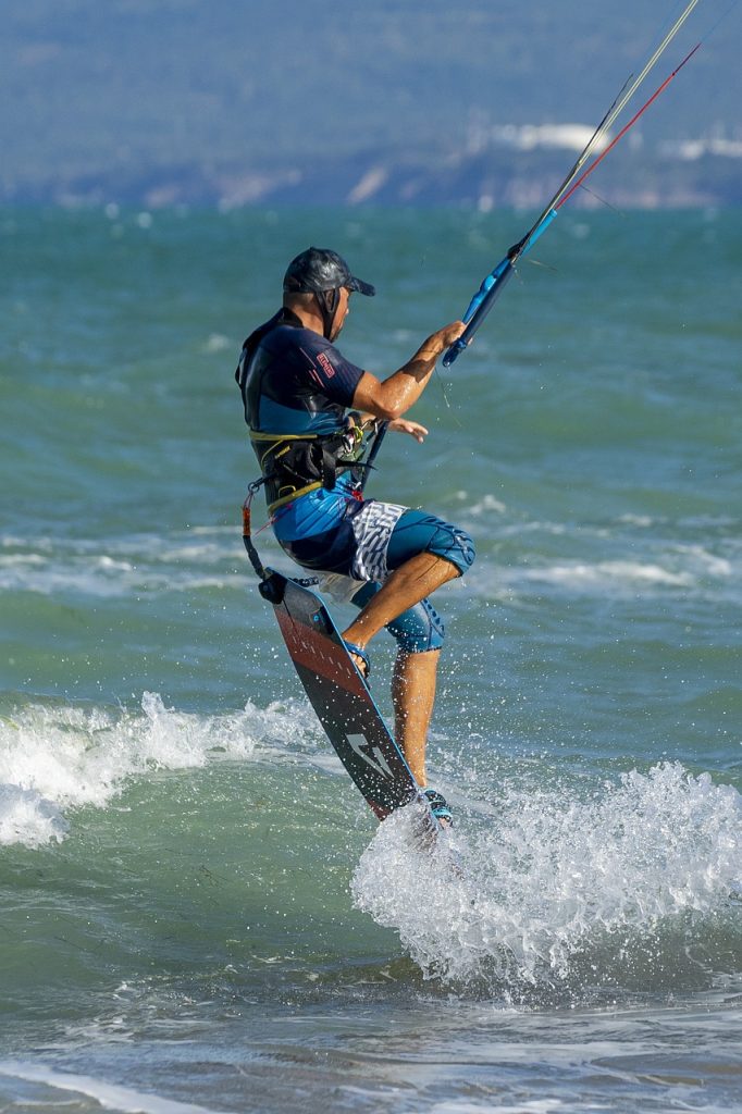 kitesurfing, kiteboarding, extreme sport, water sport, action sport, activity, surf, surfing, surfer, nature, wave, board, sea, ocean, beach, burgas, bulgaria